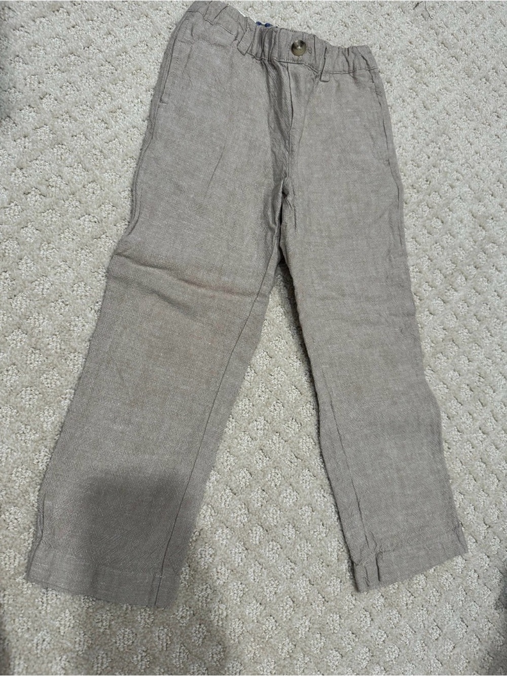 J. Bailey Champ Pant Flax Linen Toddler Size 4T